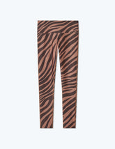 The Do-It-All High Rise 7/8 Leggings - Modern Zebra in Toffee & Sea Urchin