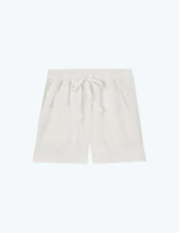 The Softest French Terry Lounge Shorts - White Sand