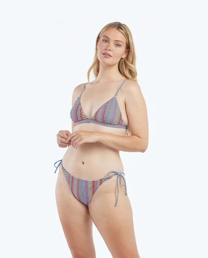 The String Bikini Bottom - Mod Stripe
